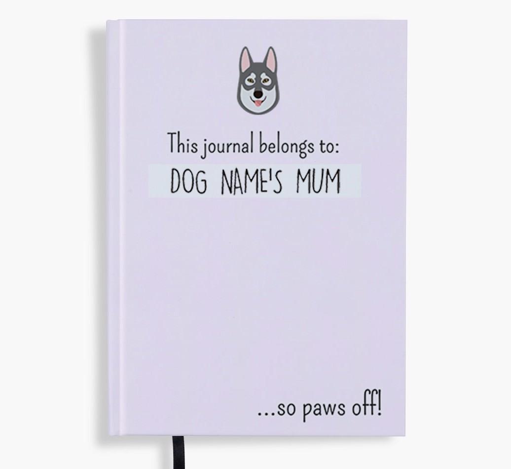 This Journal Belongs to: Personalised {breedShortName} Notebook