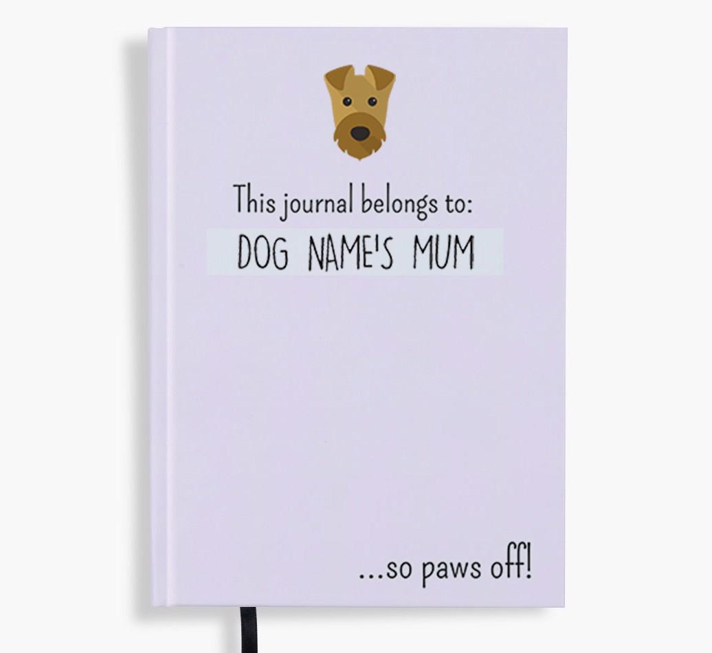 This Journal Belongs to: Personalised {breedShortName} Notebook