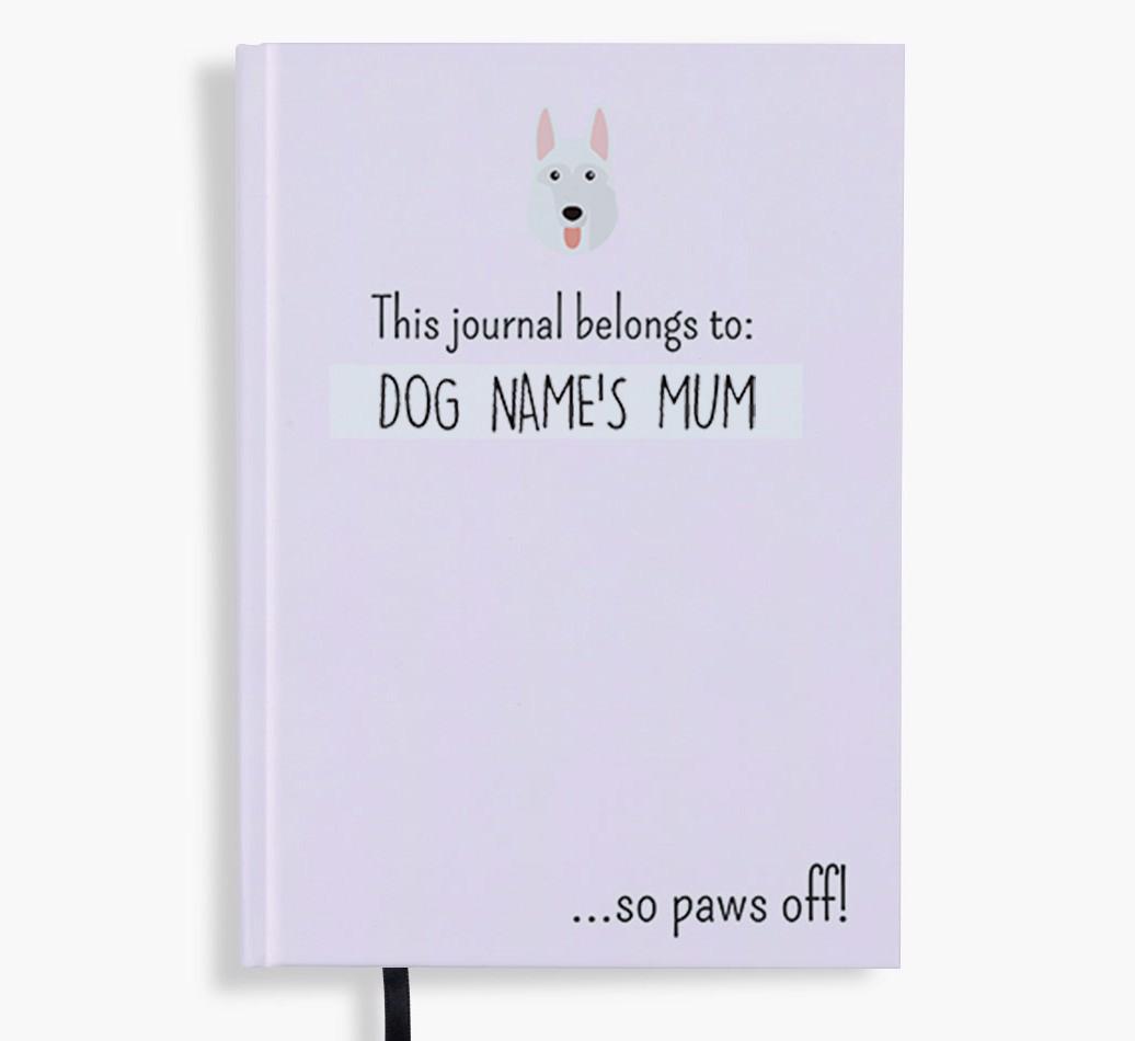 This Journal Belongs to: Personalised {breedShortName} Notebook