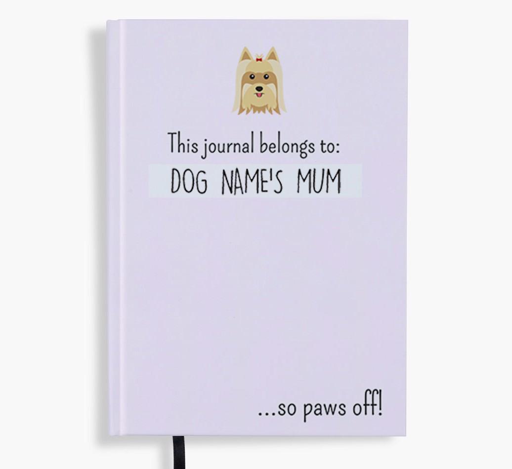 This Journal Belongs to: Personalised {breedShortName} Notebook