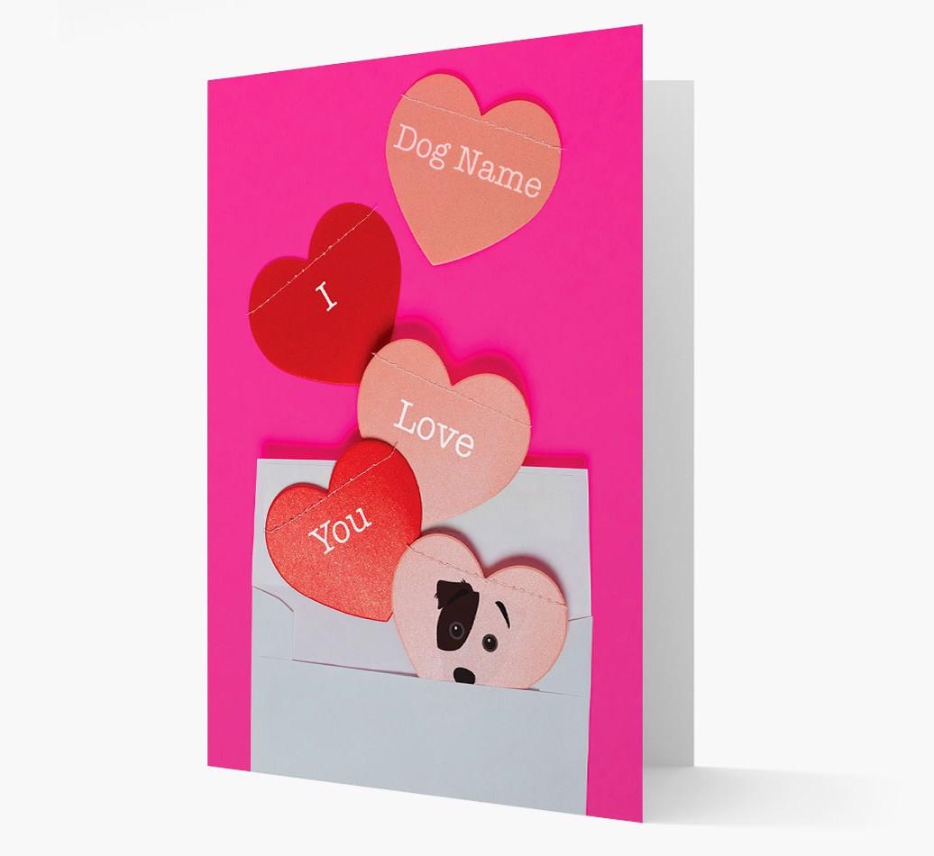 'I Love You' - Personalized {breedFullName} Card