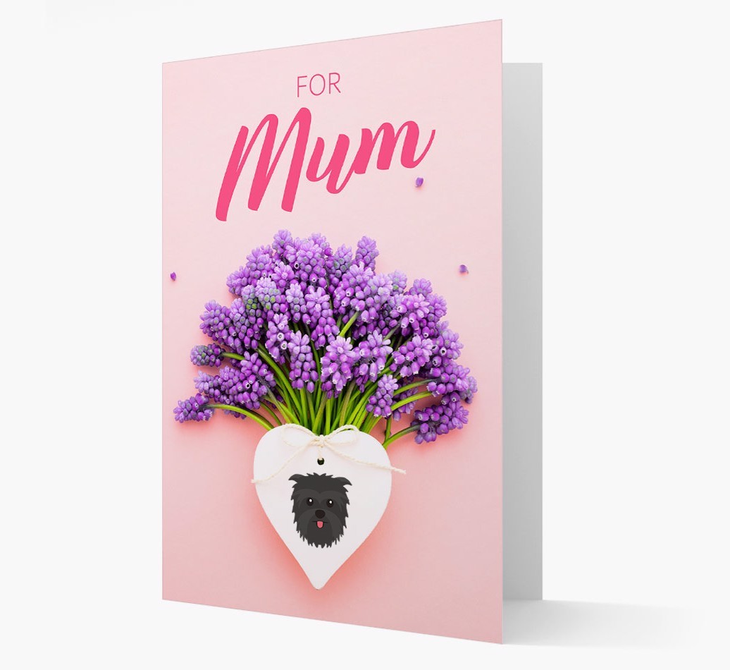 Lavender Heart - Personalised {breedFullName} Card