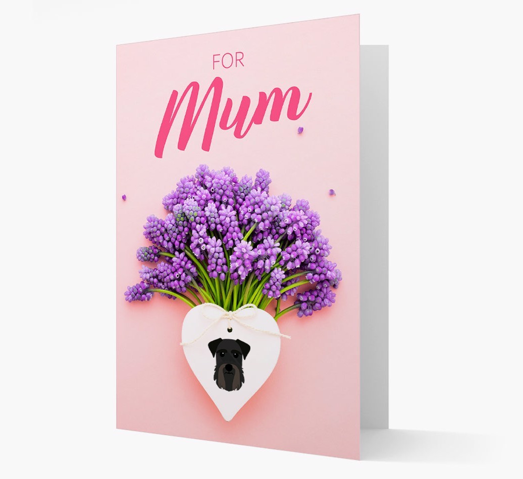 Lavender Heart - Personalised {breedFullName} Card