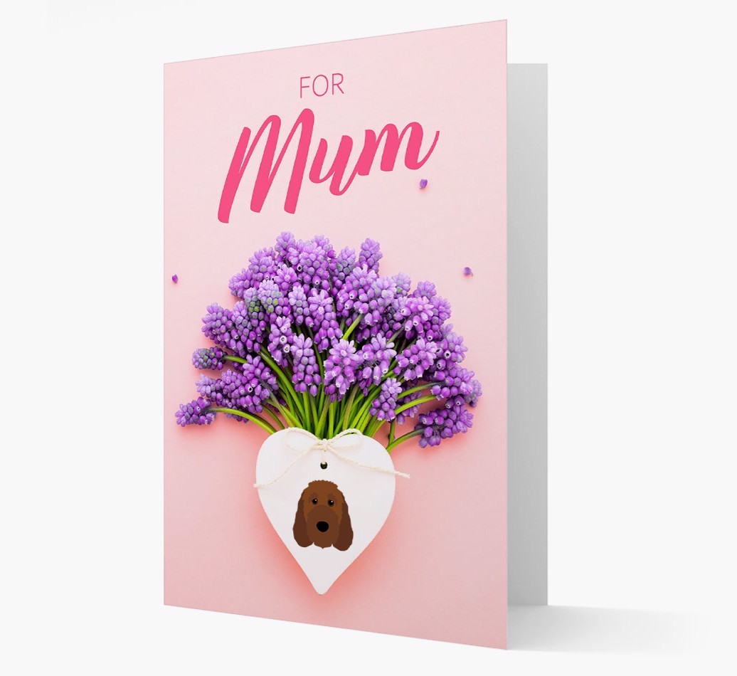 Lavender Heart - Personalised {breedFullName} Card