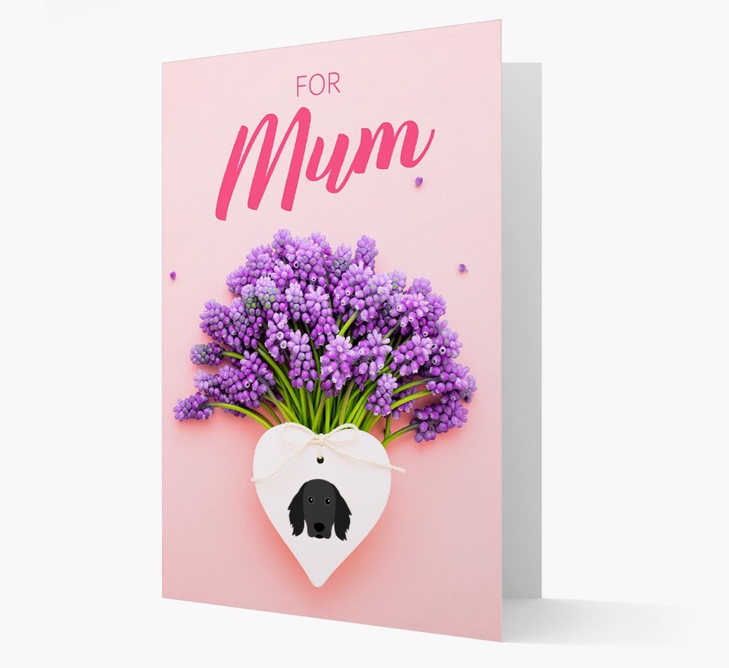 Lavender Heart - Personalised {breedFullName} Card