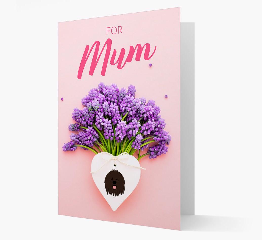 Lavender Heart - Personalised {breedFullName} Card