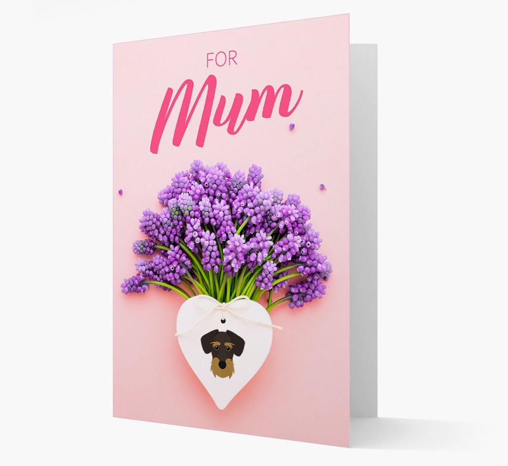 Lavender Heart - Personalised {breedFullName} Card