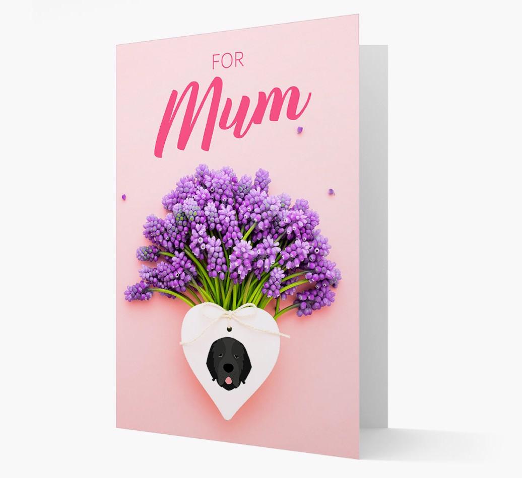 Lavender Heart - Personalised {breedFullName} Card