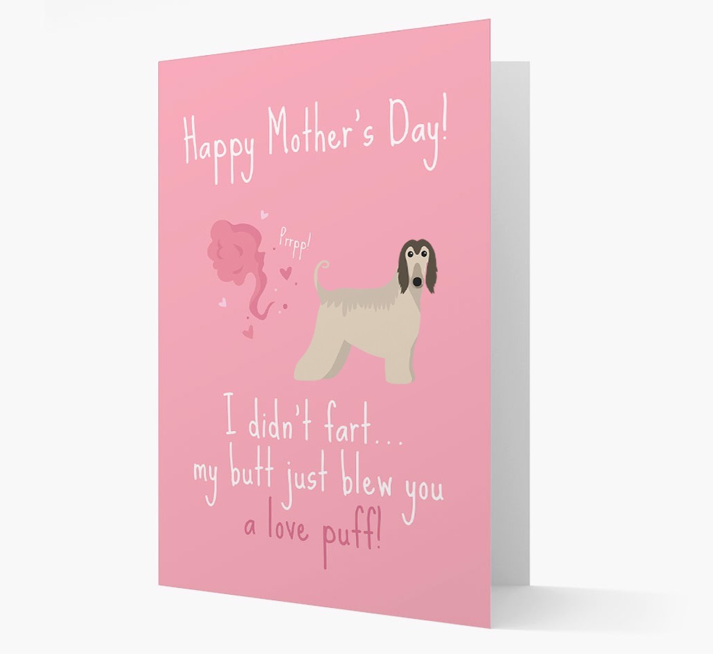 'Love Puff' - Personalised {breedFullName} Card