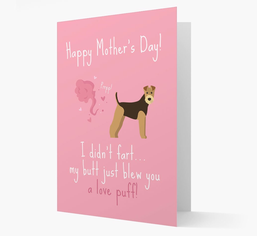 'Love Puff' - Personalised {breedFullName} Card
