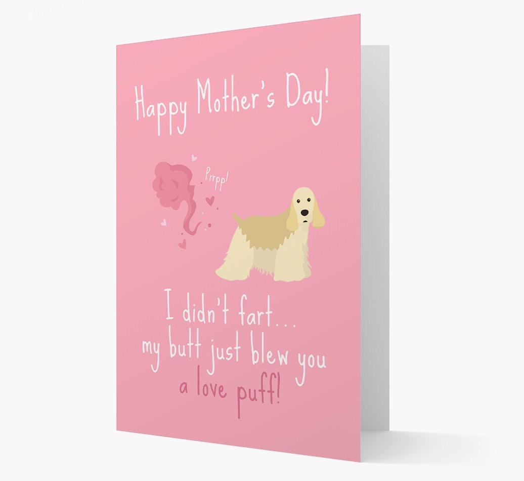 'Love Puff' - Personalized {breedFullName} Card