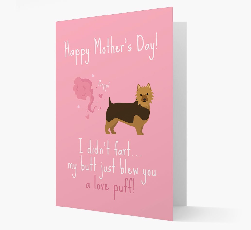 'Love Puff' - Personalised {breedFullName} Card