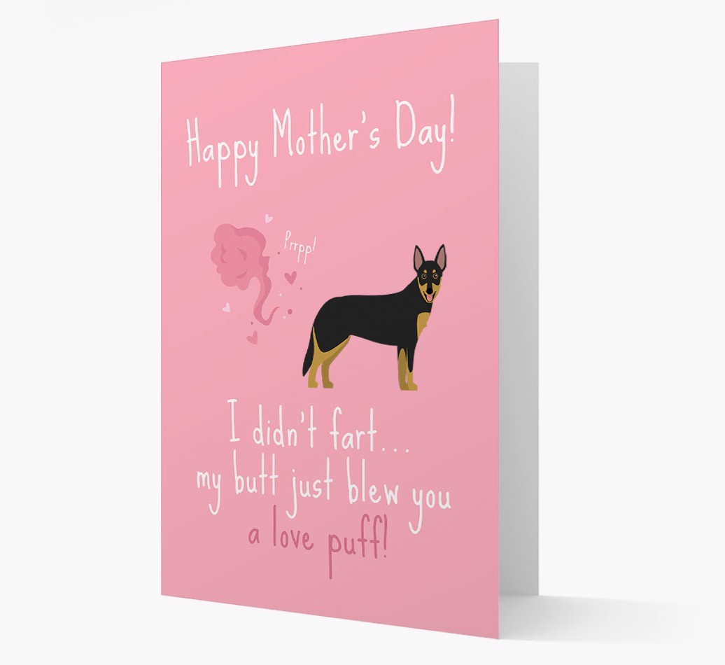 'Love Puff' - Personalised {breedFullName} Card