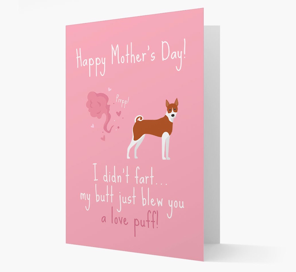 'Love Puff' - Personalised {breedFullName} Card
