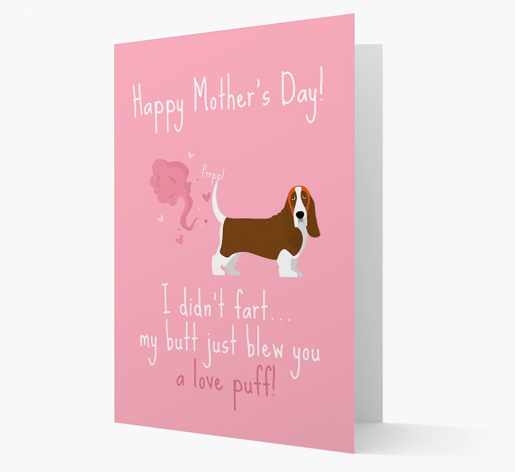 'Love Puff' - Personalised {breedFullName} Card