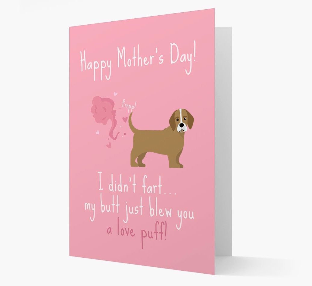'Love Puff' - Personalised {breedFullName} Card