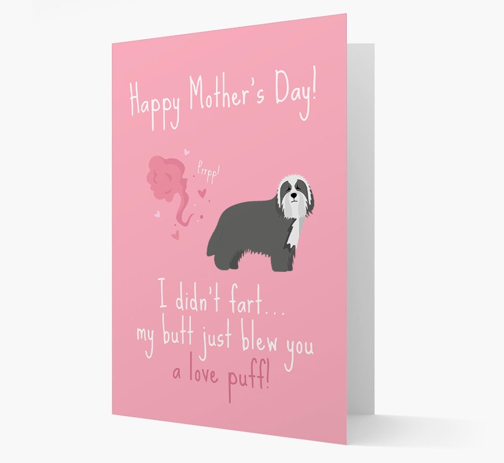 'Love Puff' - Personalised {breedFullName} Card