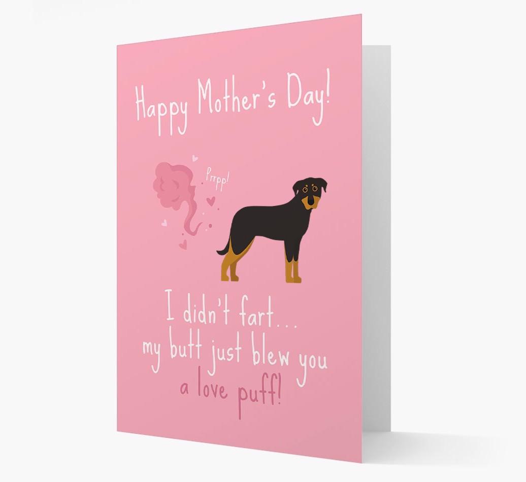 'Love Puff' - Personalized {breedFullName} Card