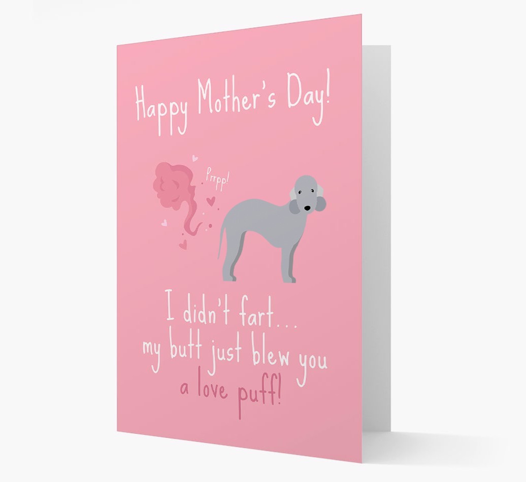 'Love Puff' - Personalised {breedFullName} Card