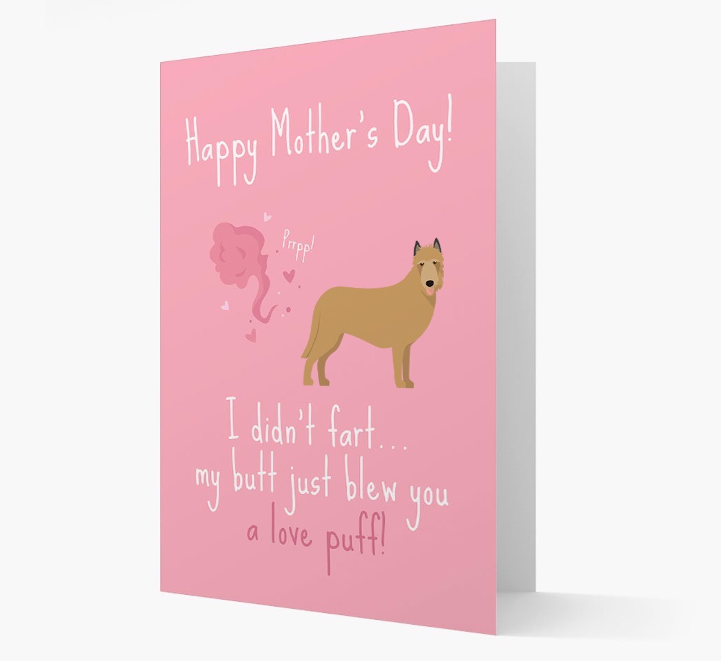 'Love Puff' - Personalised {breedFullName} Card