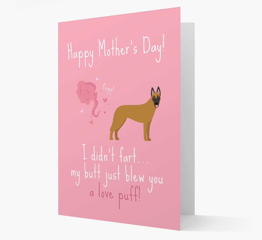 'Love Puff' - Personalised {breedFullName} Card