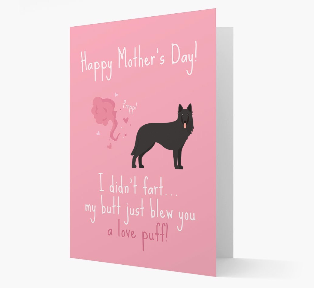 'Love Puff' - Personalised {breedFullName} Card