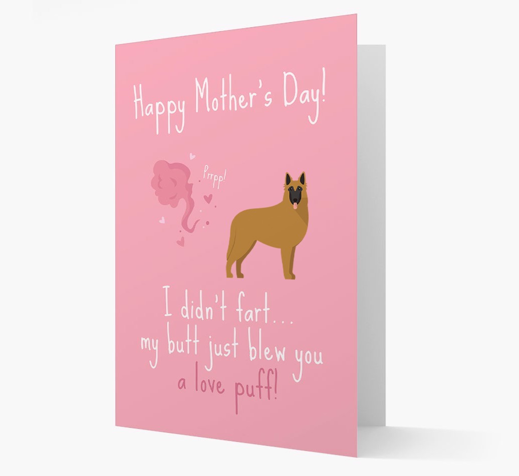 'Love Puff' - Personalised {breedFullName} Card