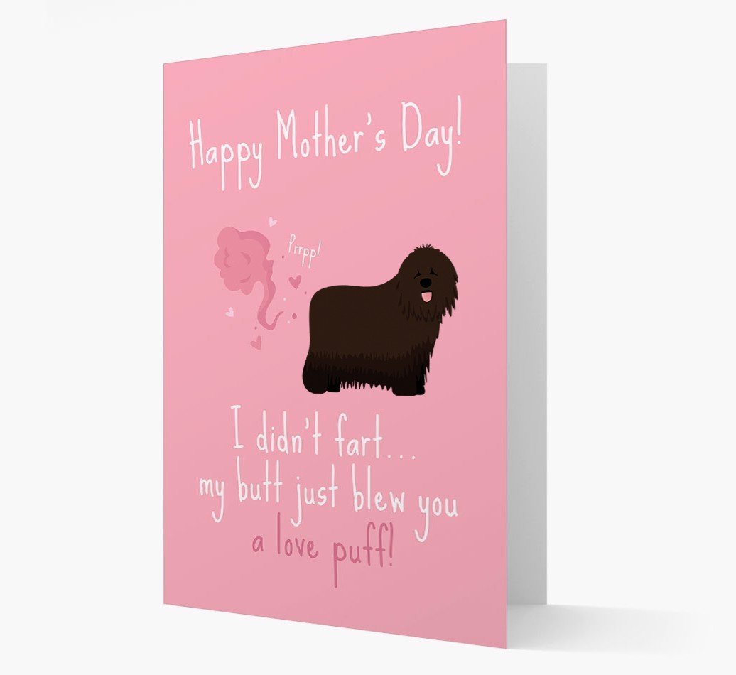 'Love Puff' - Personalised {breedFullName} Card