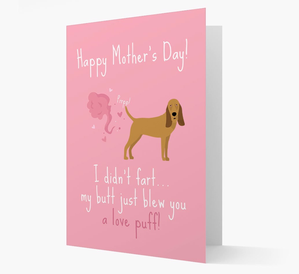 'Love Puff' - Personalised {breedFullName} Card