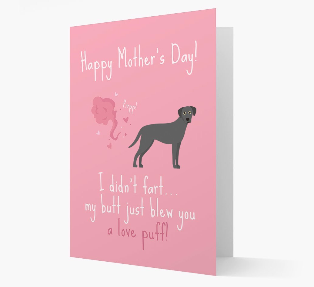 'Love Puff' - Personalised {breedFullName} Card