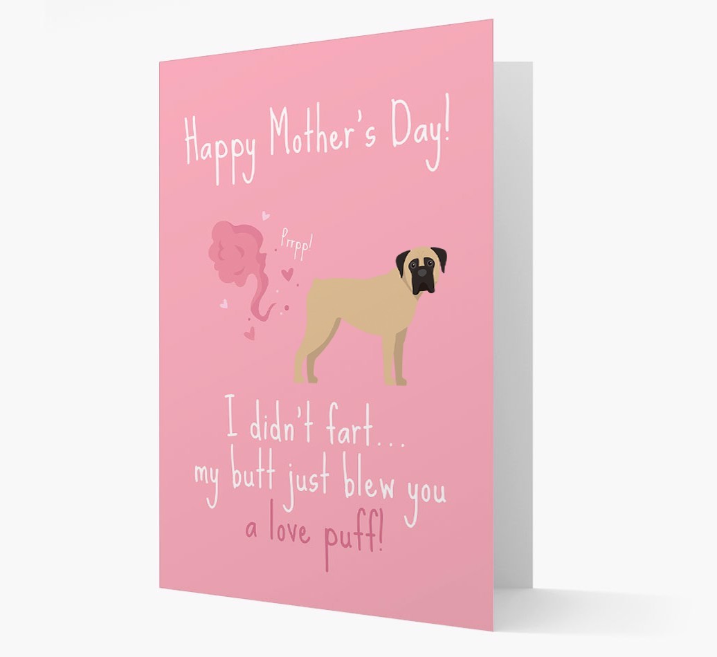 'Love Puff' - Personalised {breedFullName} Card
