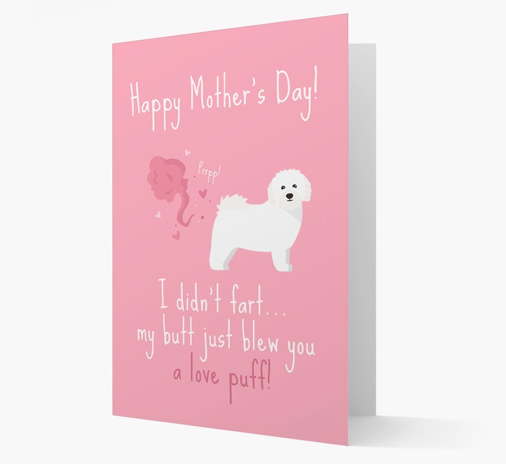 'Love Puff' - Personalised {breedFullName} Card
