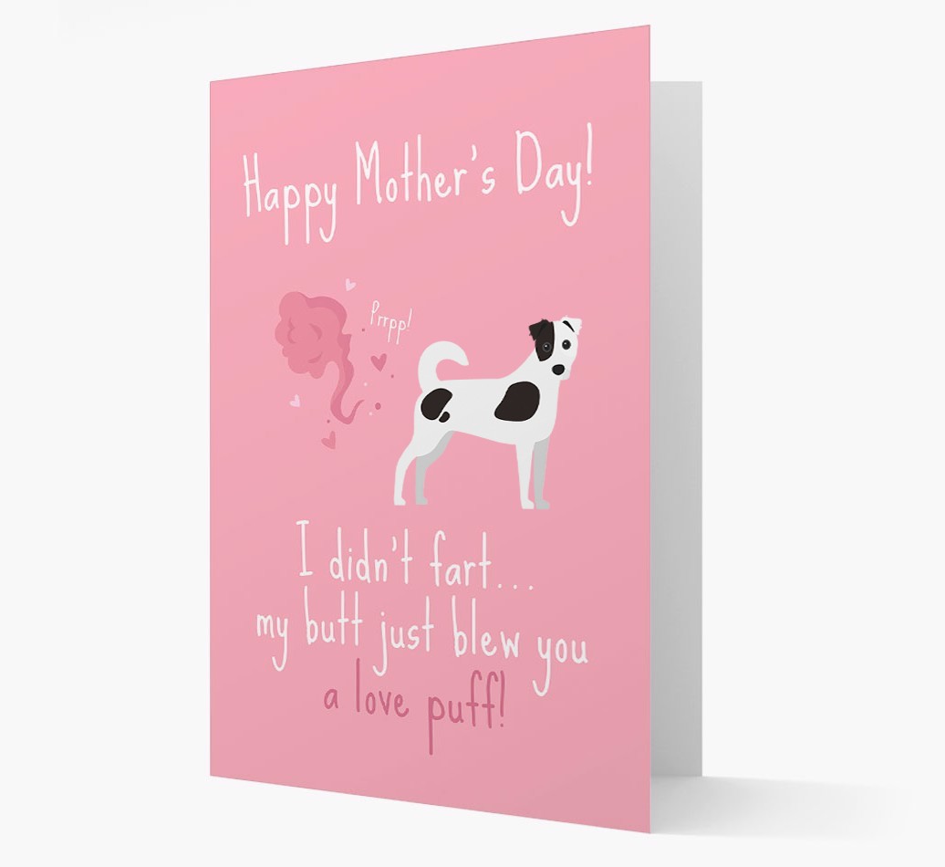 'Love Puff' - Personalised {breedFullName} Card