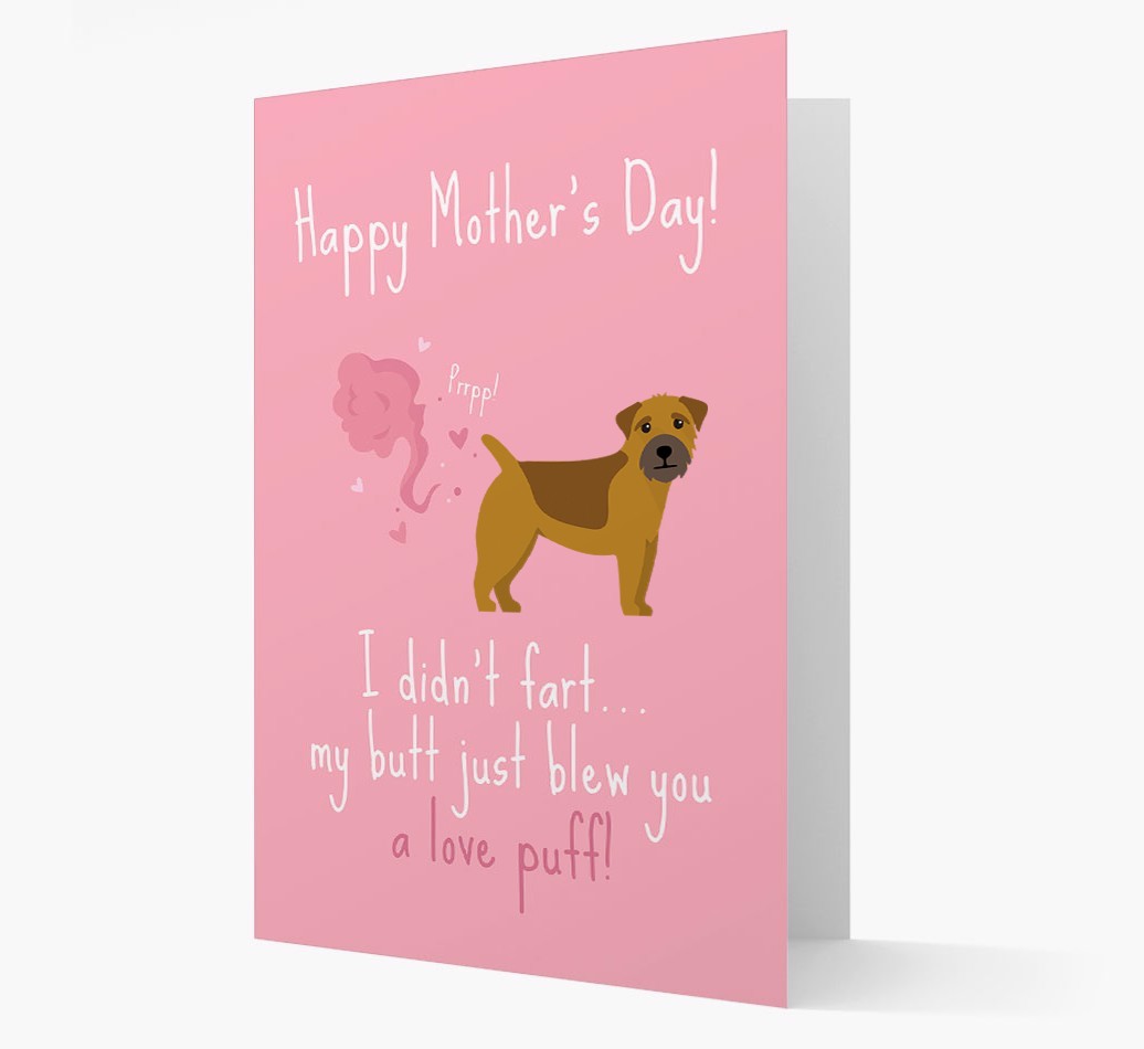 'Love Puff' - Personalised {breedFullName} Card