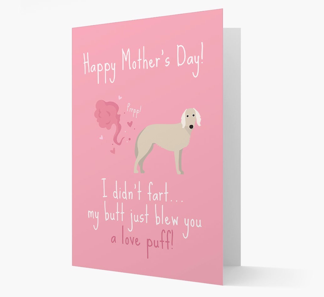 'Love Puff' - Personalised {breedFullName} Card