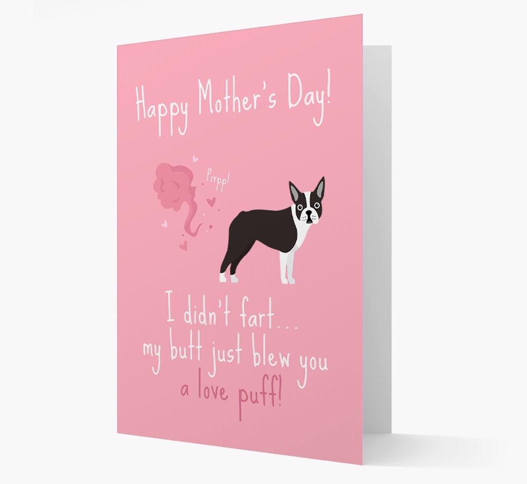 'Love Puff' - Personalised {breedFullName} Card