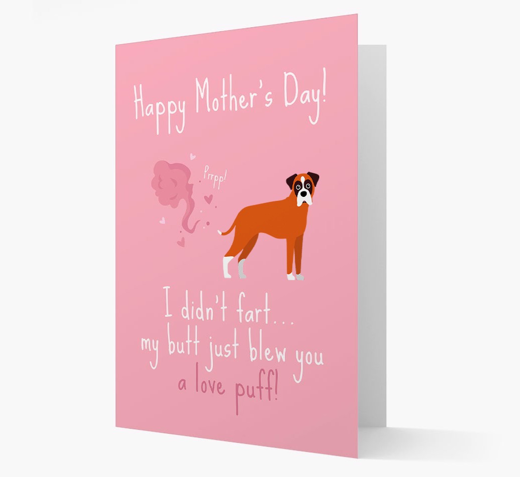 'Love Puff' - Personalised {breedFullName} Card