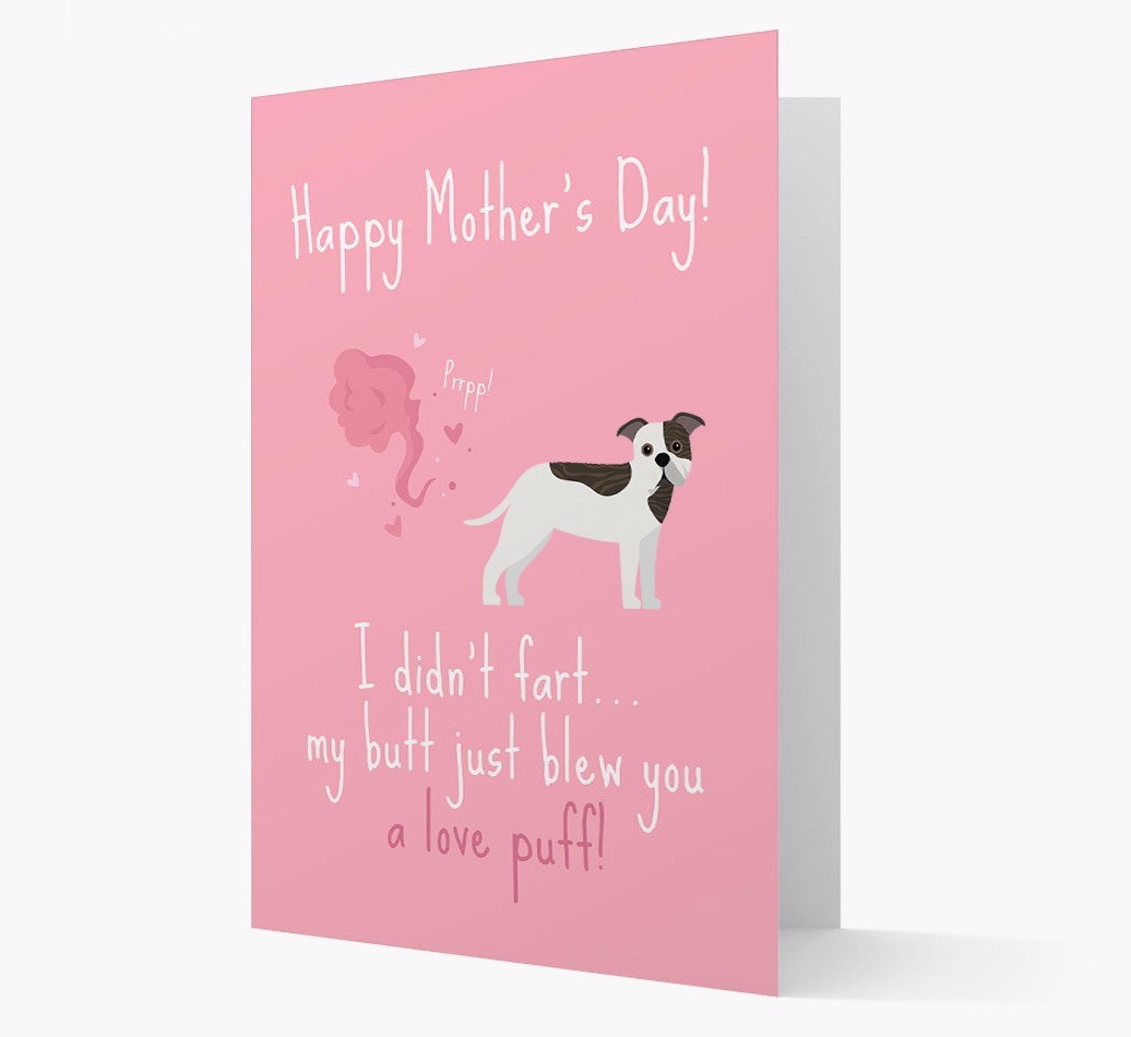 'Love Puff' - Personalised {breedFullName} Card