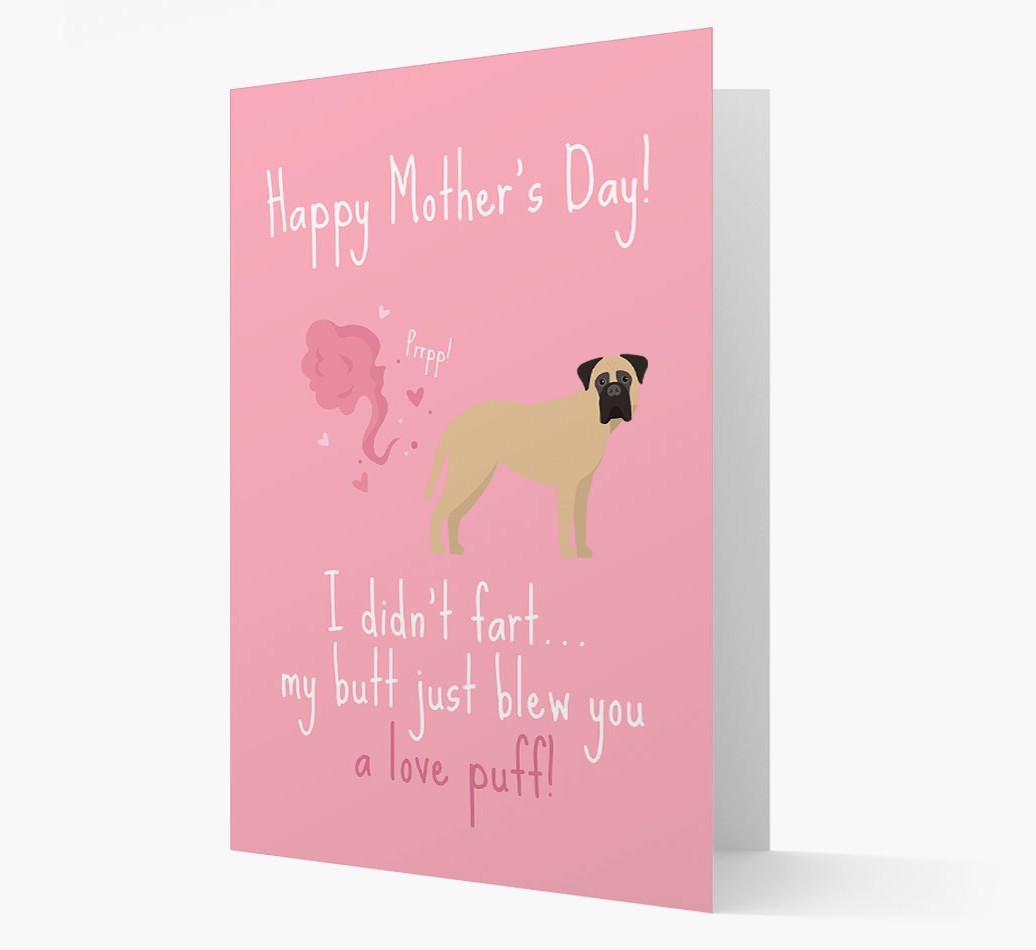 'Love Puff' - Personalised {breedFullName} Card