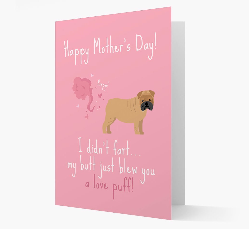 'Love Puff' - Personalized {breedFullName} Card