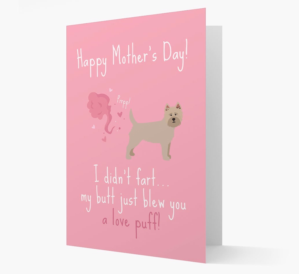 'Love Puff' - Personalized {breedFullName} Card