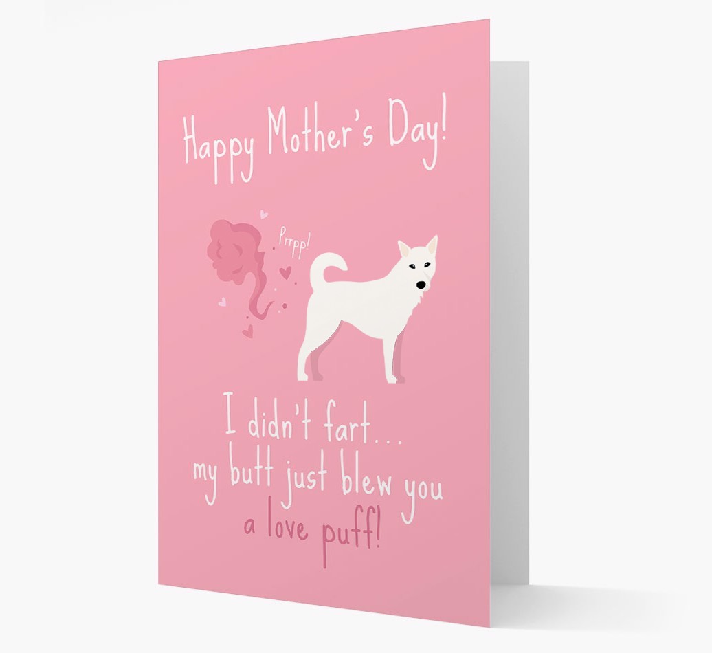 'Love Puff' - Personalised {breedFullName} Card