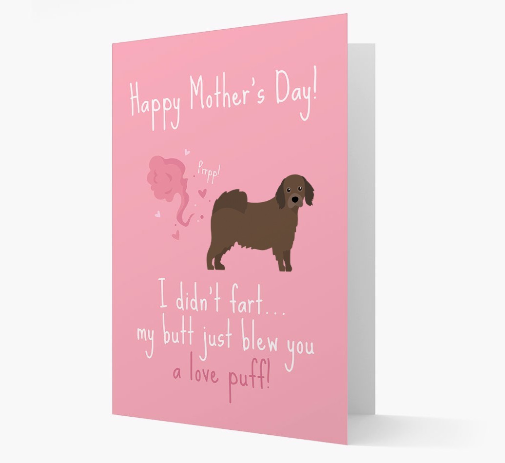 'Love Puff' - Personalised {breedFullName} Card