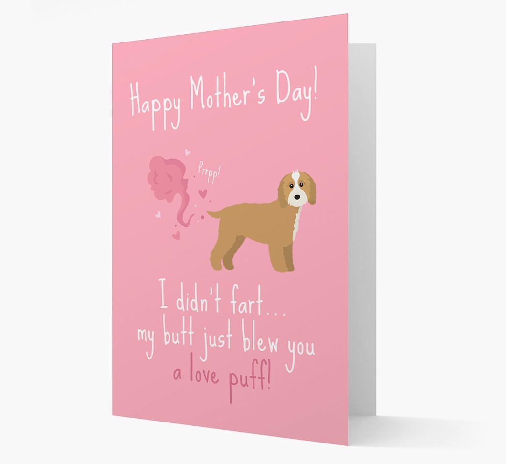'Love Puff' - Personalised {breedFullName} Card
