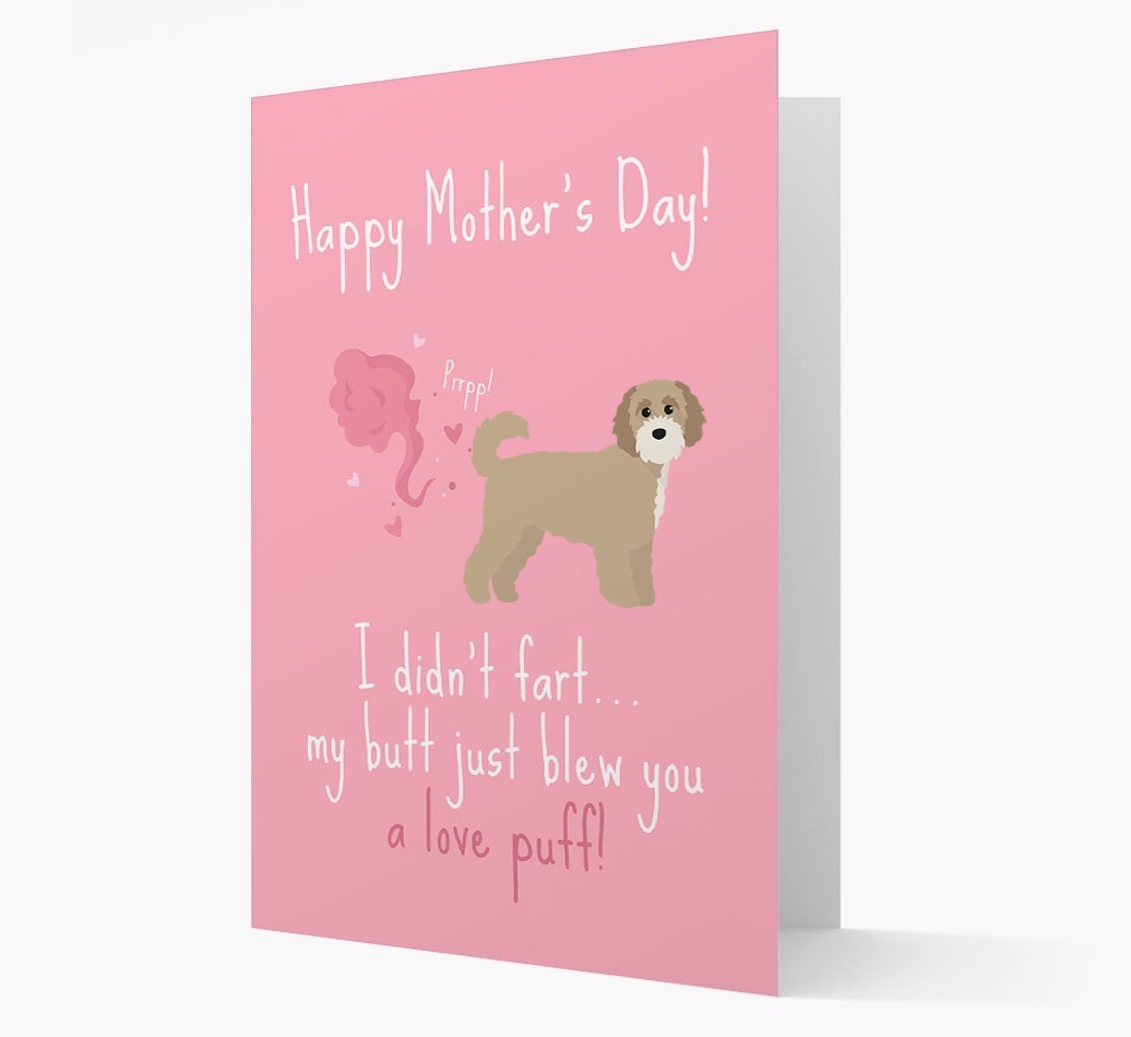 'Love Puff' - Personalised {breedFullName} Card