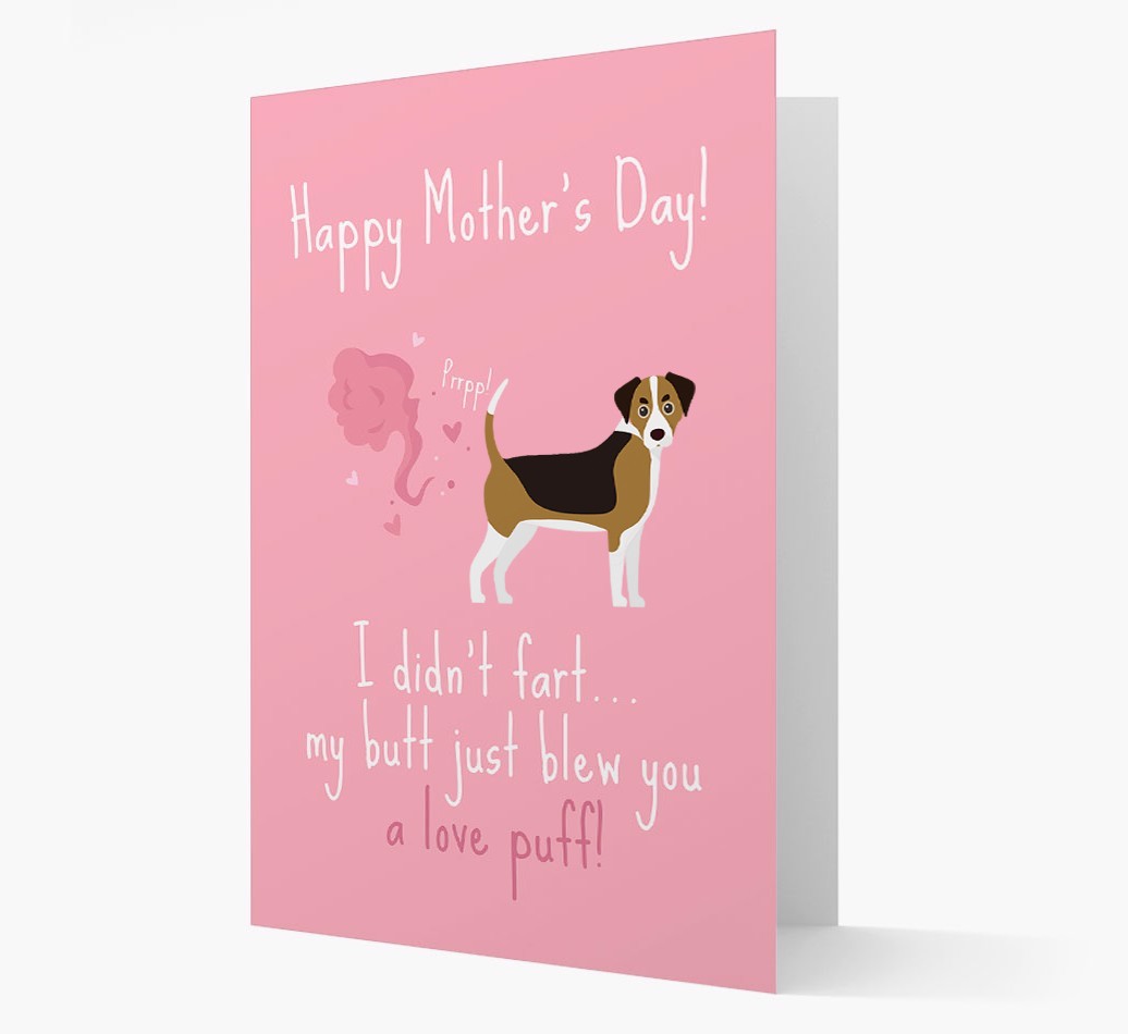 'Love Puff' - Personalized {breedFullName} Card