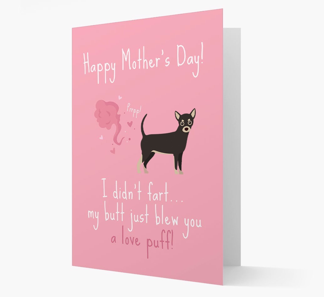 'Love Puff' - Personalised {breedFullName} Card