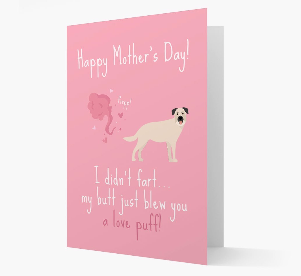 'Love Puff' - Personalised {breedFullName} Card