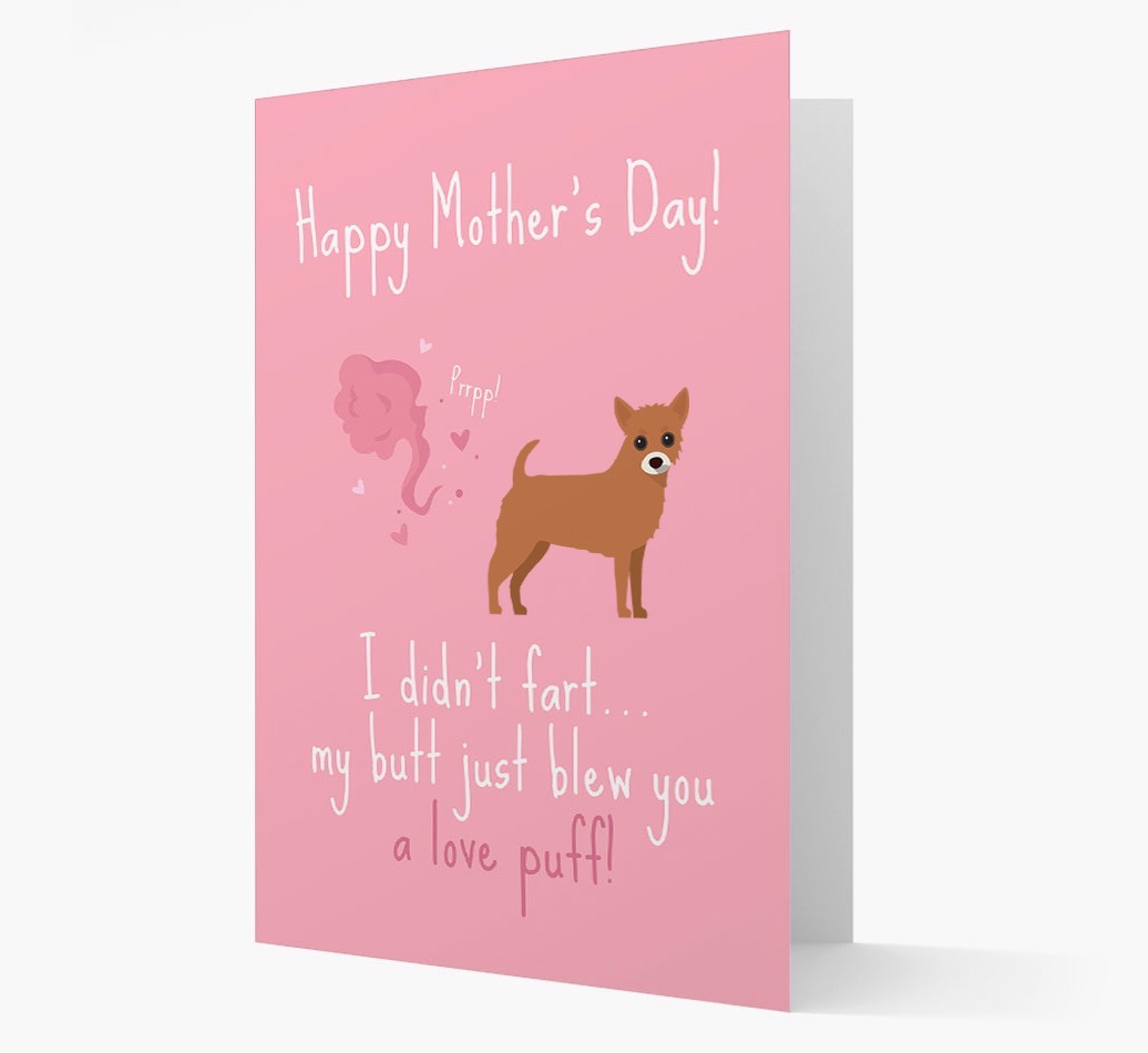 'Love Puff' - Personalised {breedFullName} Card