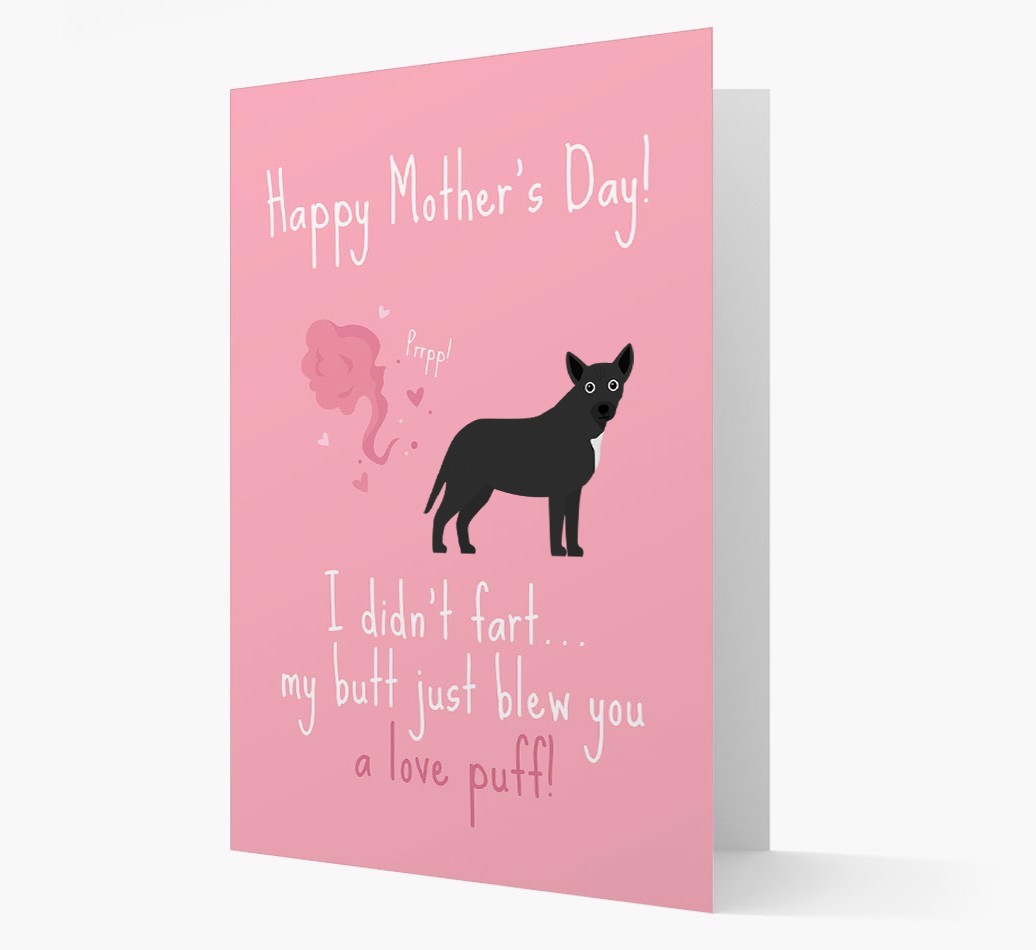 'Love Puff' - Personalised {breedFullName} Card